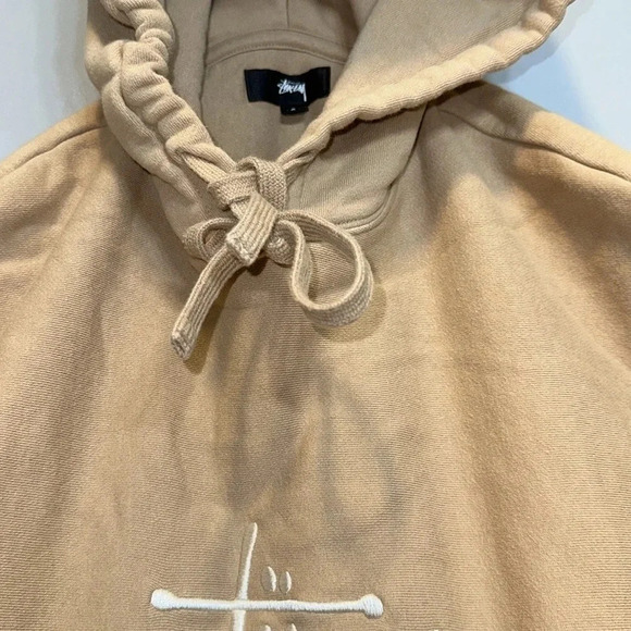 Stussy Designer Basic Appliqué Designer Hoodie Sweatshirt SM - Picture 10 of 16